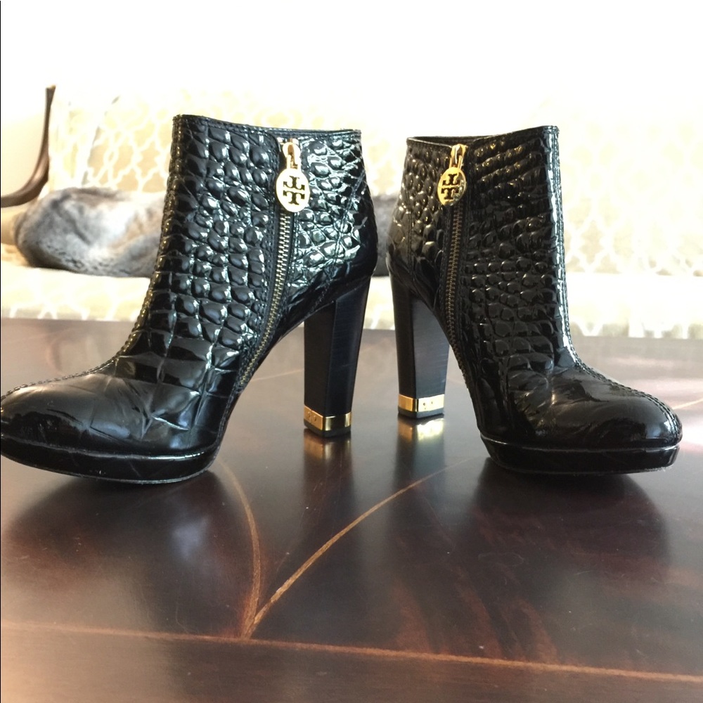Tory Burch Black Ankle Boots